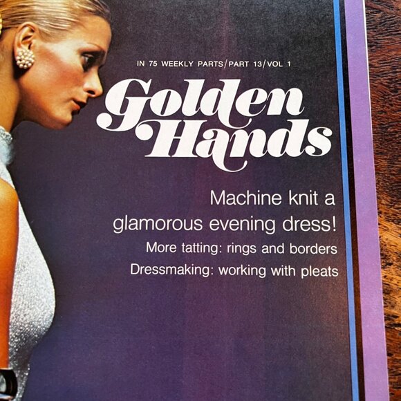 Golden Hands Vintage Knitting Dressmaking & Needlecraft Guide Parts 1-2 4 13 Vol - Picture 3 of 16